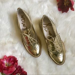 Sam Edelman Jerome Gold Oxfords